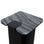 Ex Display - CST10613-MK 40cm Marble Side Table - Black