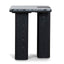 Ex Display - CST10613-MK 40cm Marble Side Table - Black