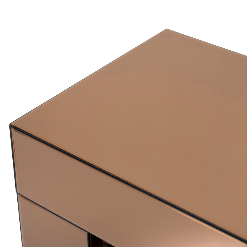 CST10661-MK 45cm Square Bedside Table - Natural