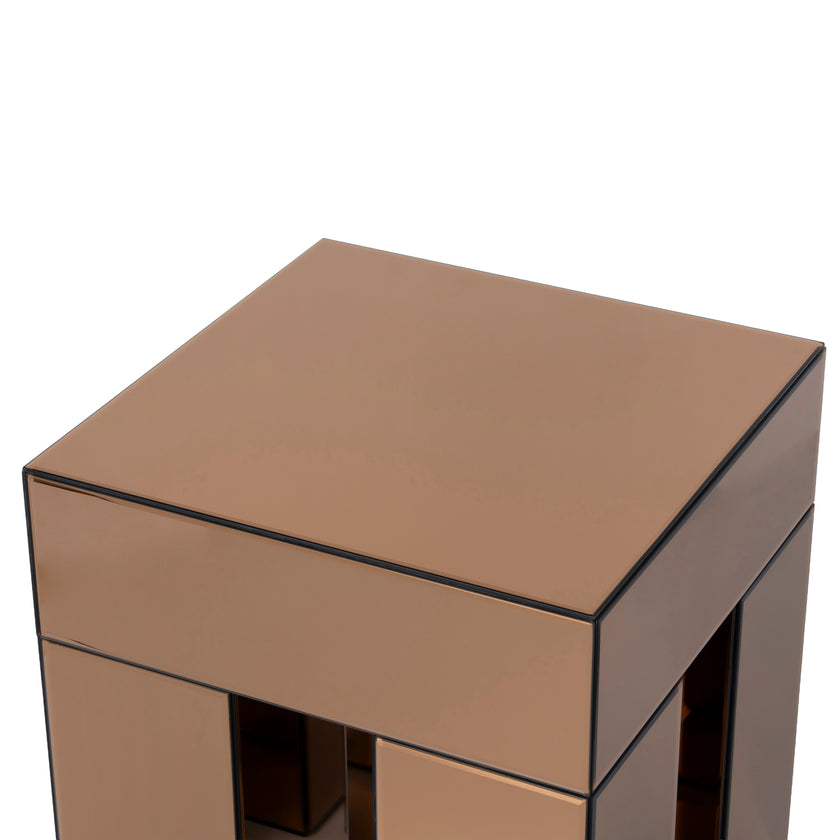 CST10661-MK 45cm Square Bedside Table - Natural