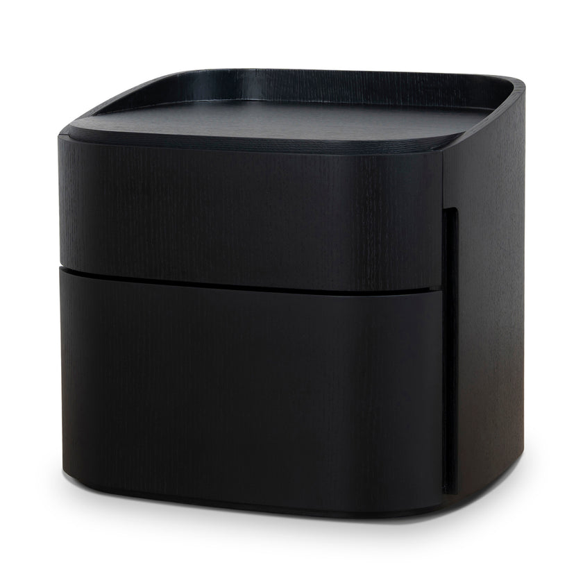 CST10956-IG Bedside Table - Full Black