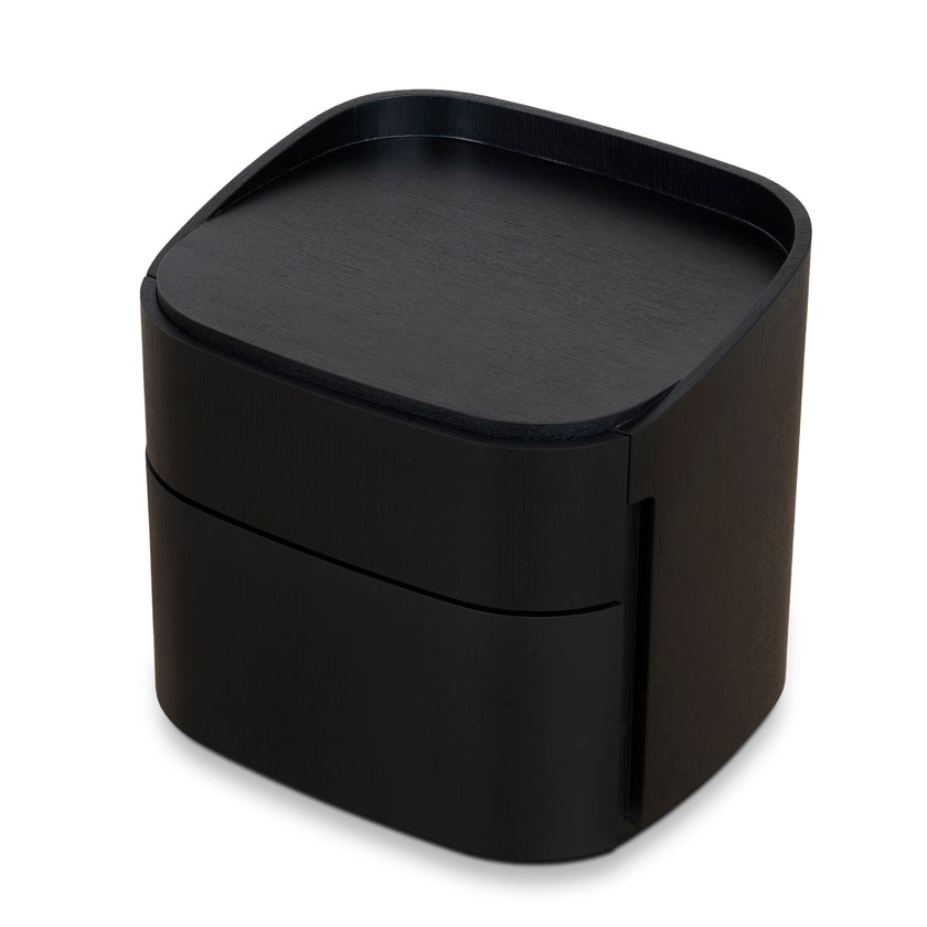 CST10956-IG Bedside Table - Full Black