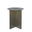 CST12065-BC 38cm Round Side Table - Stainless Steel