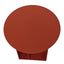 CST12072-BC 38cm Round Side Table - Burgandy Red