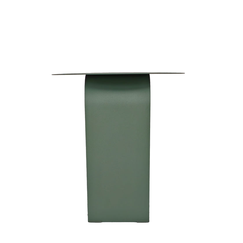 CST12073-BC 38cm Round Side Table - Sage Green