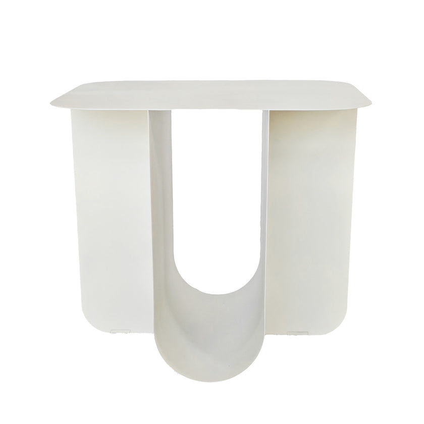 CST12085-BC 45cm Side Table - Ivory White