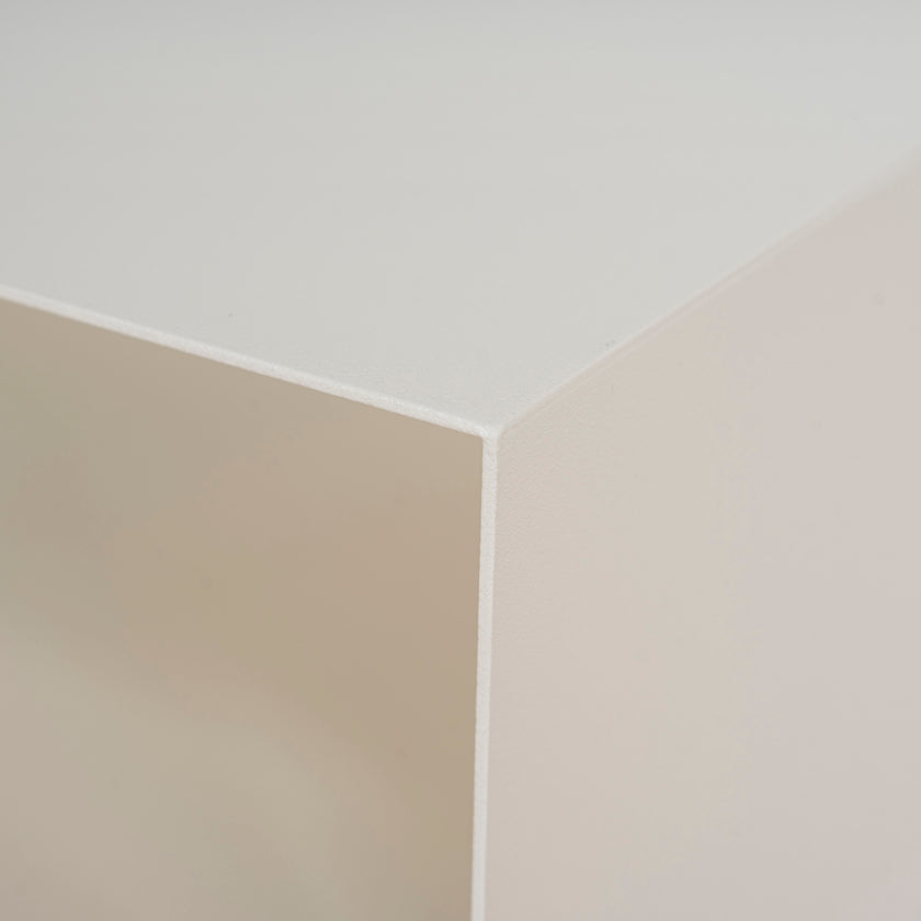 CST12088-BC 35.5cm Side Table - Ivory White