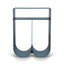 CST12090-BC 35.5cm Side Table - Navy Blue