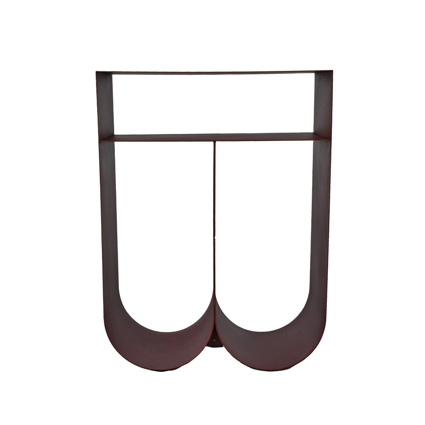 CST12091-BC 35.5cm Side Table - Burgundy Red