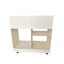 CST12095-BC 60cm Side Table - Ivory White