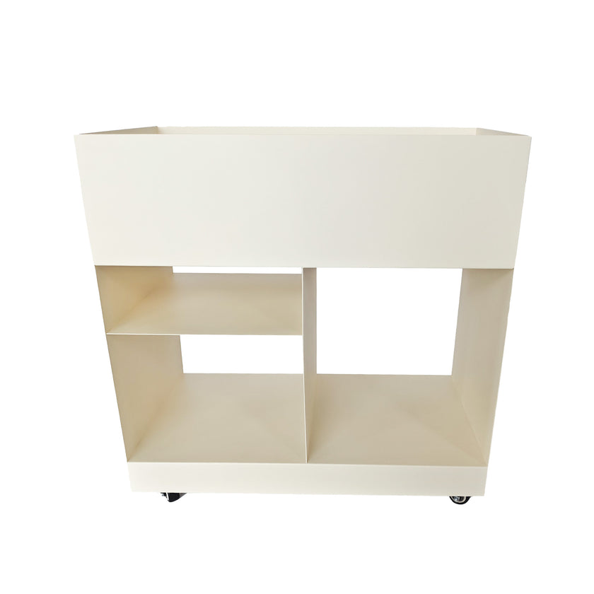 CST12095-BC 60cm Side Table - Ivory White