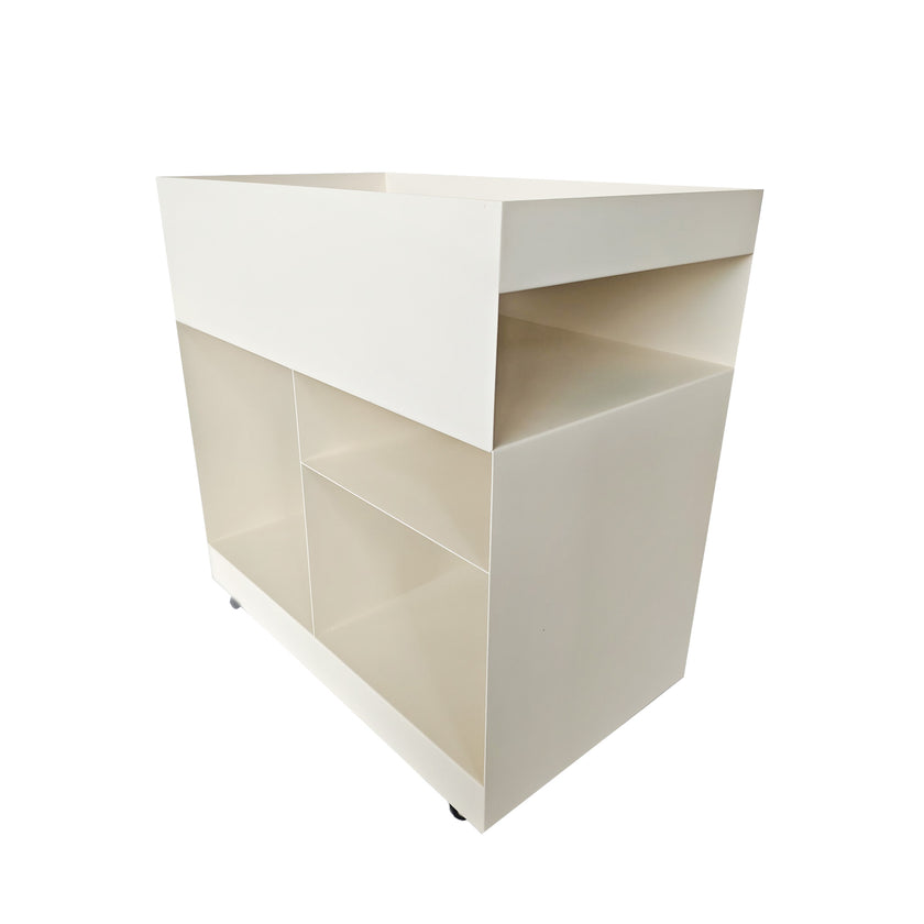 CST12095-BC 60cm Side Table - Ivory White