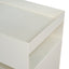 CST12095-BC 60cm Side Table - Ivory White