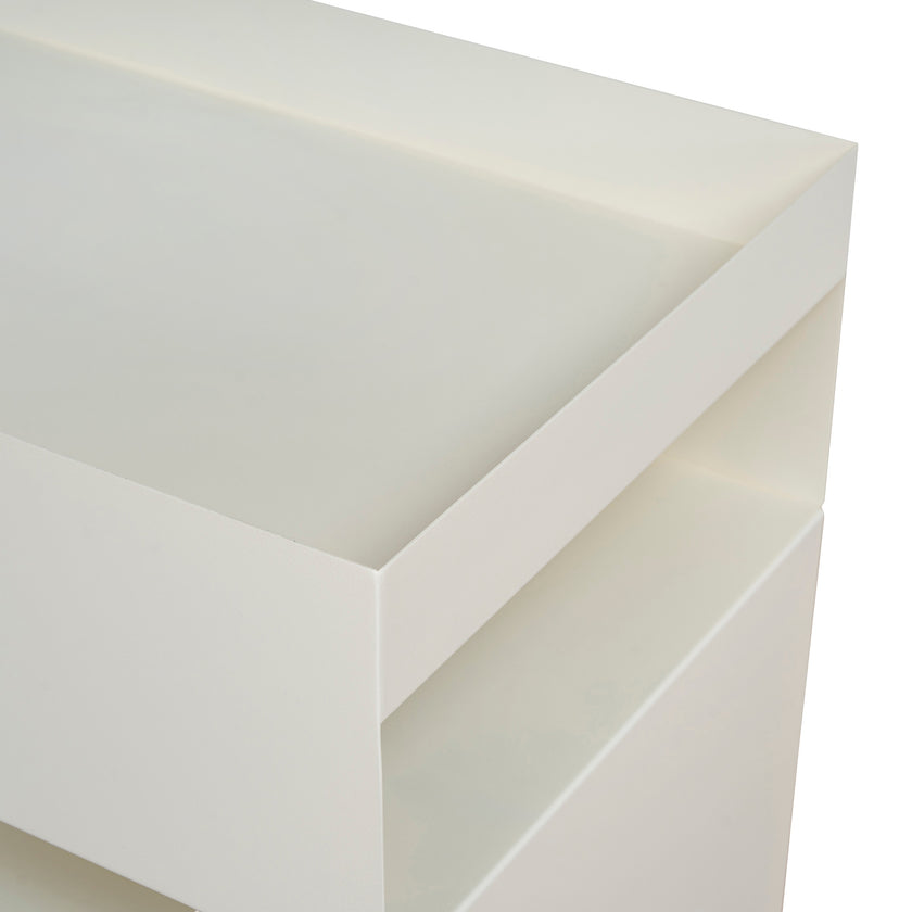 CST12095-BC 60cm Side Table - Ivory White