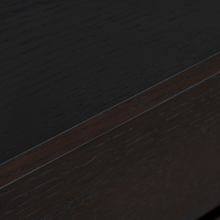 CST12098-BB 55cm Bedside Table - Dark Walnut