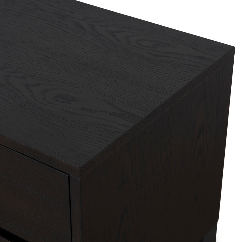 CST12098-BB 55cm Bedside Table - Dark Walnut
