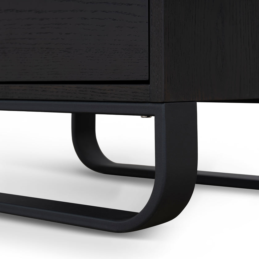 CST12098-BB 55cm Bedside Table - Dark Walnut