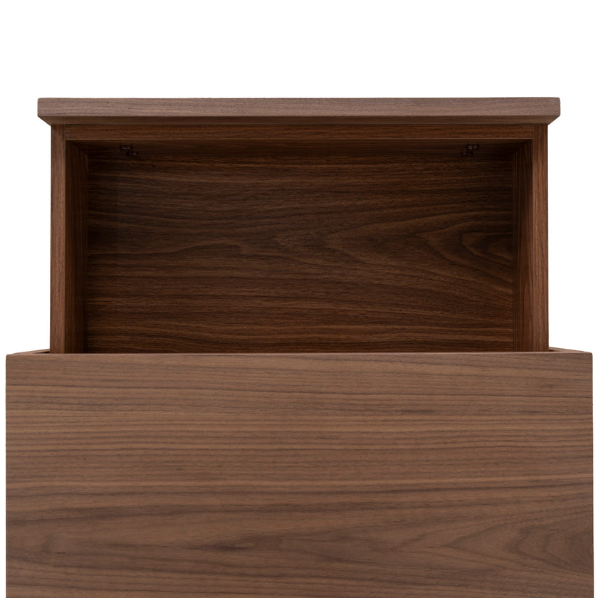 CST12099-BB 55cm Bedside Table - Walnut