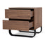 CST12099-BB 55cm Bedside Table - Walnut