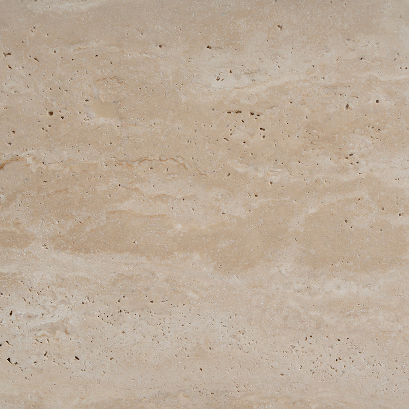 CST12149-NI 50cm Round Travertine Side Table - Natural