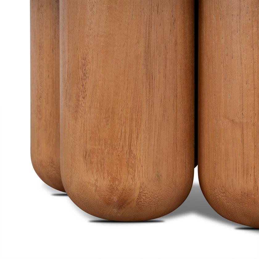 CST12149-NI 50cm Round Travertine Side Table - Natural