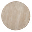 CST12149-NI 50cm Round Travertine Side Table - Natural