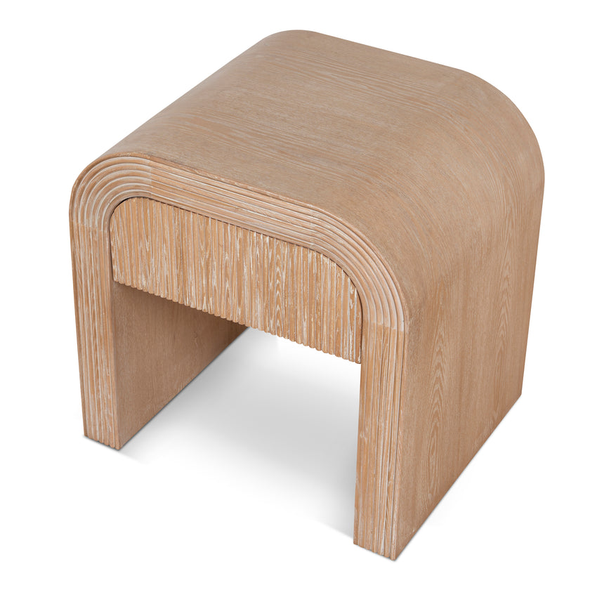 CST12155-NI 50cm Bedside Table - Light Natural