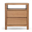 CST12260-OW 50cm Bedside Table - Natural