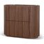 CST12276-CN 60cm Bedside Table - Walnut