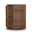 CST12279-CN 46cm Round Bedside Table - Walnut