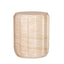 CST12285-CO 38cm Stool Side Table - Light Travertine Look