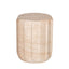 CST12285-CO 38cm Stool Side Table - Light Travertine Look