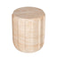 CST12285-CO 38cm Stool Side Table - Light Travertine Look
