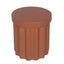 CST12291-CO 40cm Concrete Side Table - Terracotta