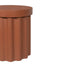 CST12291-CO 40cm Concrete Side Table - Terracotta