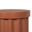 CST12291-CO 40cm Concrete Side Table - Terracotta