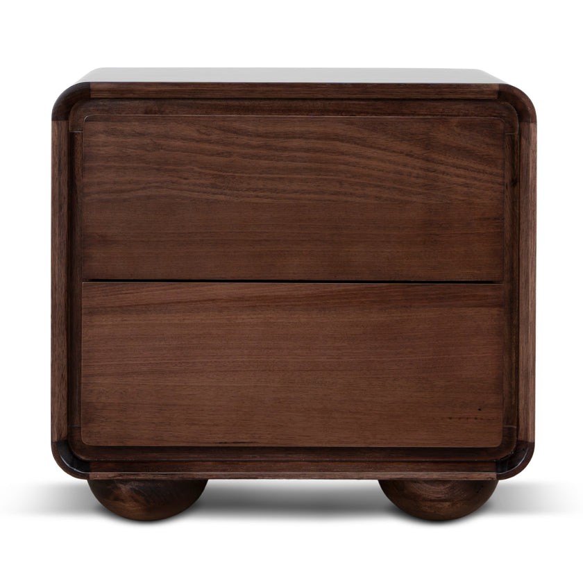 CST12352-AW 56cm Bedside Table - Walnut