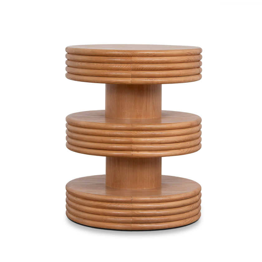 CST12358-NI 42cm Side Table - Natural