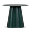 CST12459-CI 60cm Round Tempered Glass Side Table - Green
