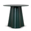 CST12459-CI 60cm Round Tempered Glass Side Table - Green