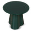 CST12459-CI 60cm Round Tempered Glass Side Table - Green
