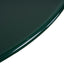 CST12459-CI 60cm Round Tempered Glass Side Table - Green