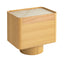 CST12554-IG Stone Top Bedside Table - Natural