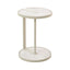 CST12573-IG Beige Glass Side Table - Warm Grey