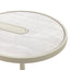 CST12573-IG Beige Glass Side Table - Warm Grey
