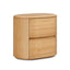 CST12640-MA 60cm Tassie Oak Bedside Table - Natural