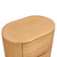 CST12640-MA 60cm Tassie Oak Bedside Table - Natural