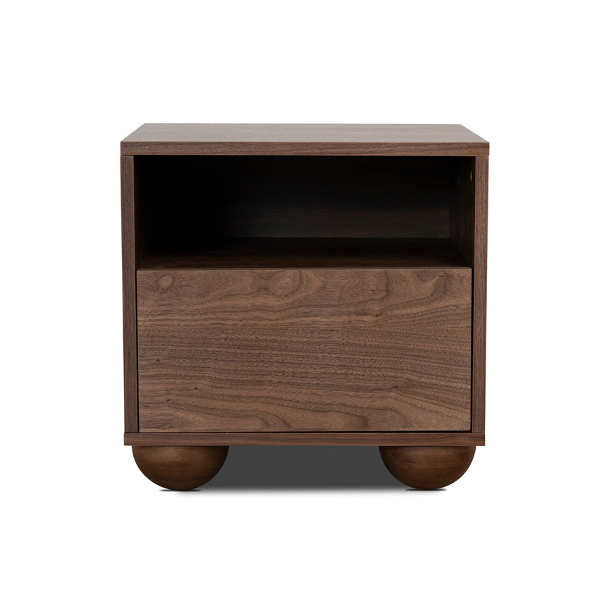CST12693-KD 50cm Bedside Table - Walnut