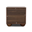CST12693-KD 50cm Bedside Table - Walnut