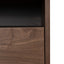 CST12693-KD 50cm Bedside Table - Walnut